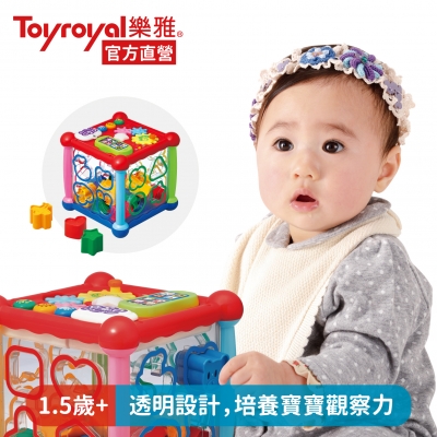 日本 樂雅Toyroyal - 基礎益智系列：透明益智盒