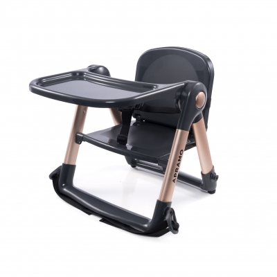 【現貨】英國 Apramo Flippa rockstar可攜式兩用餐椅-魔法金【贈提袋+坐墊】
