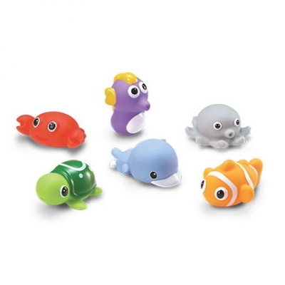 KUKU酷咕鴨 水中玩具-海洋動物組