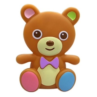 日本 樂雅Toyroyal - 動物家族系列(軟膠玩具)：歡樂熊寶