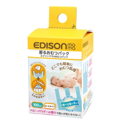 韓國 EDISON 便利防臭微香尿布處理袋100枚入