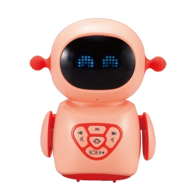 小牛津 唱跳搖擺機器人-粉橘