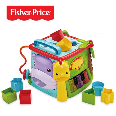Fisher Price 費雪 可愛動物積木盒
