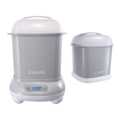 Combi Pro 360高效消毒烘乾鍋_寧靜灰+奶瓶保管箱