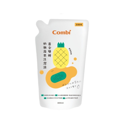 Combi 黃金酵素奶瓶蔬果洗潔液補充包800ml