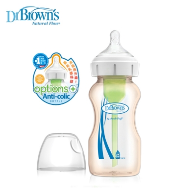 Dr.Brown's 布朗博士 - 防脹氣OPTIONS+ PESU 寬口 兩用奶瓶大270ml- 一入裝