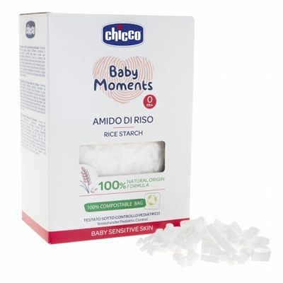 義大利 Chicco 敏弱肌寶貝嬰兒稻米澱粉入浴劑250g