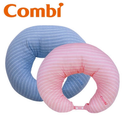 日本Combi康貝 輕柔感和風紗多功能哺乳靠墊