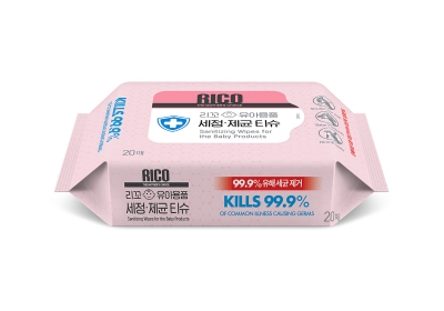 韓國RICO baby 抗菌濕紙巾 20抽