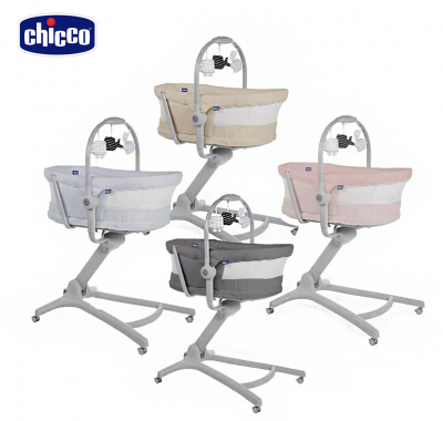✨贈專用透氣床墊✨義大利 Chicco - Baby Hug4合1餐椅嬰兒安撫床Air版 (四色可選)
