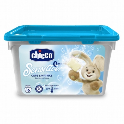 【買一送一】義大利 Chicco 超濃縮嬰兒洗衣膠囊16入